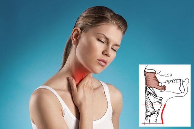 torokfájás nyaki osteochondrosissal